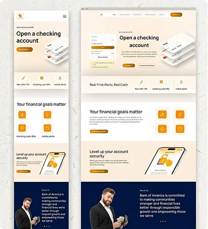 bank and finance wordpress portfolio
