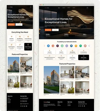 wordpress real estate web design