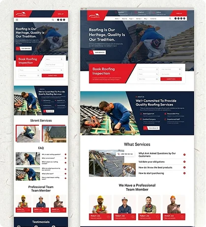 wordpress designer for home service in arlingotn