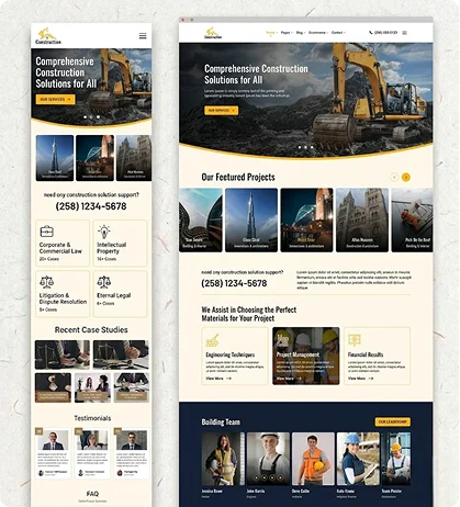 construction website