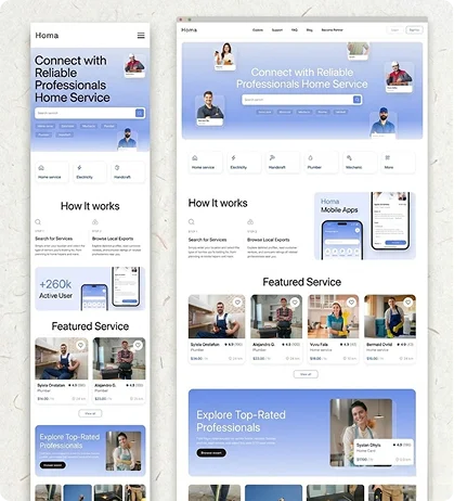 wordpress design home service