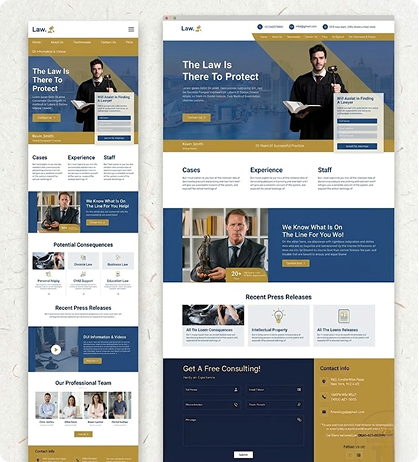 lawyer website design