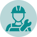 Industries plumber icon