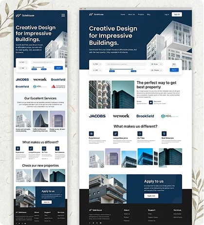 wordpress design for real estate industry
