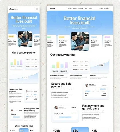 wordpress website design for the banking in arlington