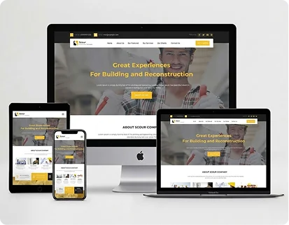 Custom contractor website Arlington