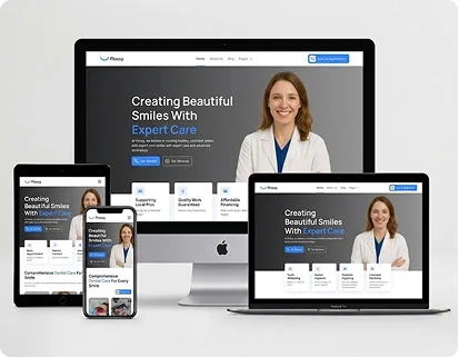 Arlington dental website design agency portfolio
