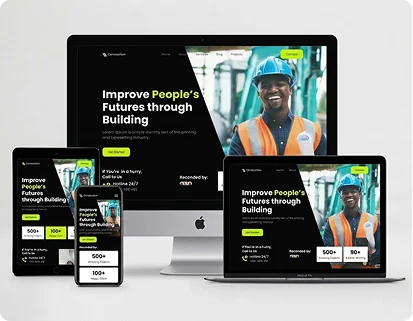 website for the contractor