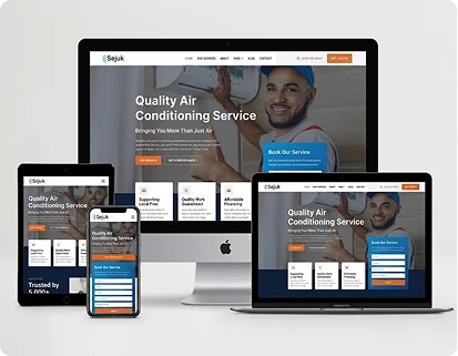 Arlington HVAC web development design